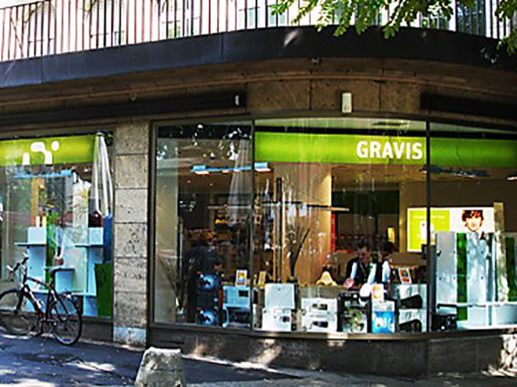 Bundesweite Gravis Stores